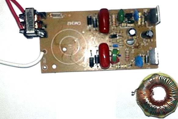 Зарядное устройство из электронного трансформатора